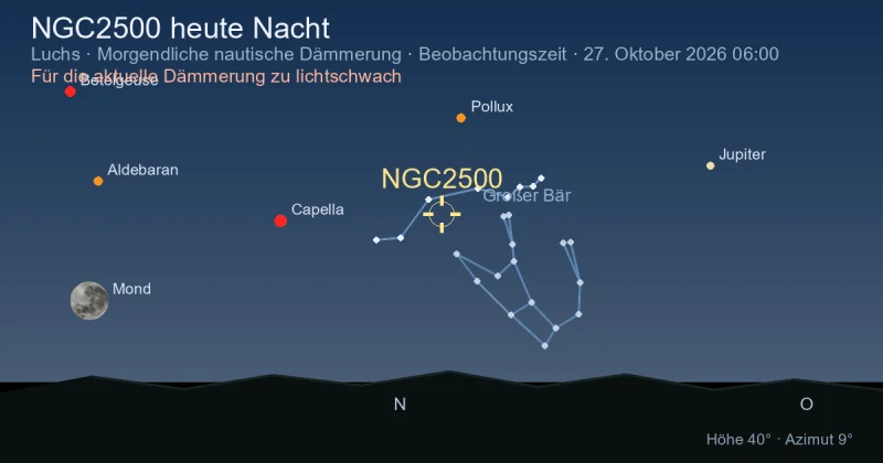 NGC2500 heute Nacht