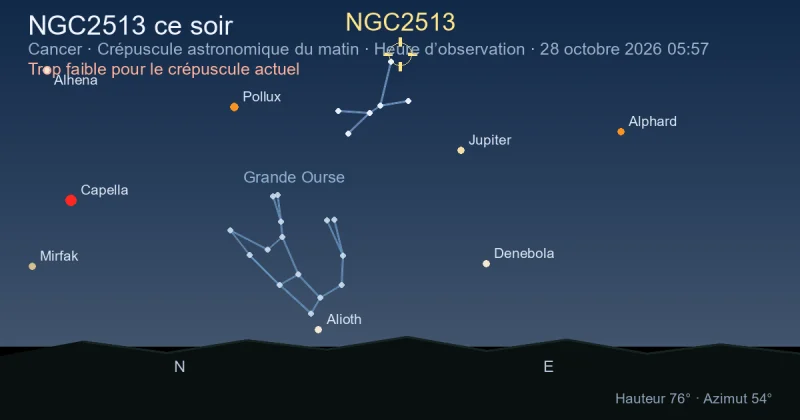 NGC2513 ce soir