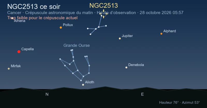 NGC2513 ce soir