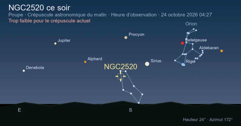 NGC2520 ce soir