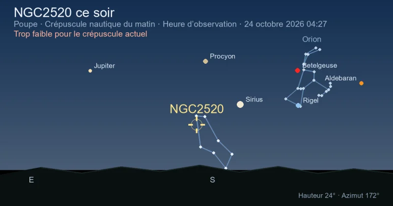 NGC2520 ce soir