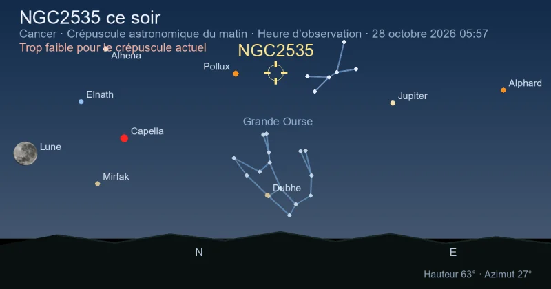 NGC2535 ce soir