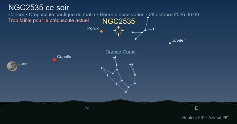NGC2535 ce soir