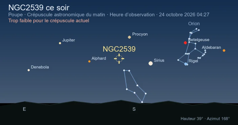 NGC2539 ce soir