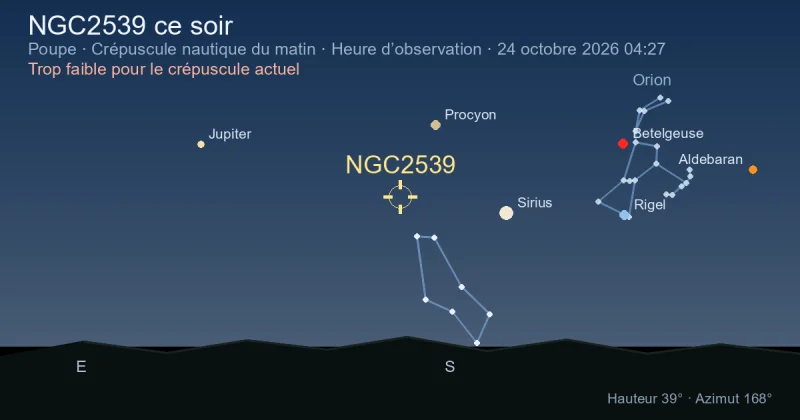 NGC2539 ce soir