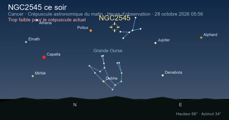NGC2545 ce soir