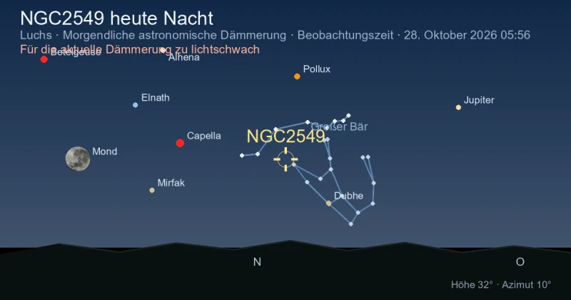 NGC2549 heute Nacht