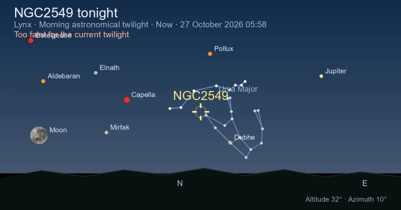 NGC2549 tonight