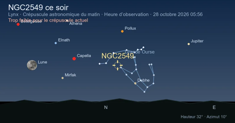NGC2549 ce soir