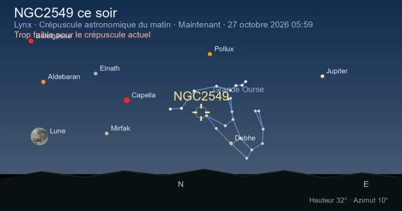 NGC2549 ce soir