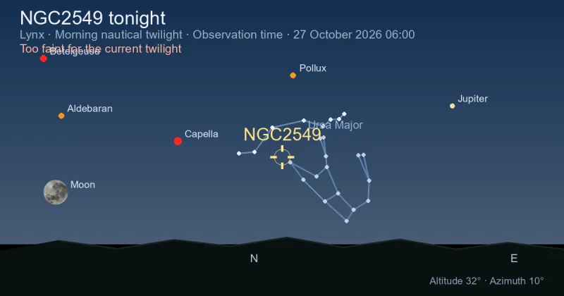 NGC2549 tonight