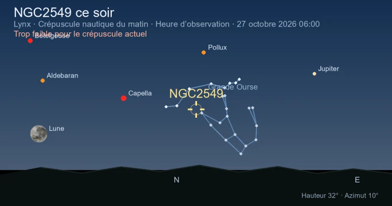 NGC2549 ce soir