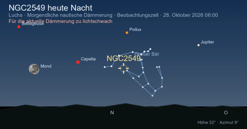 NGC2549 heute Nacht