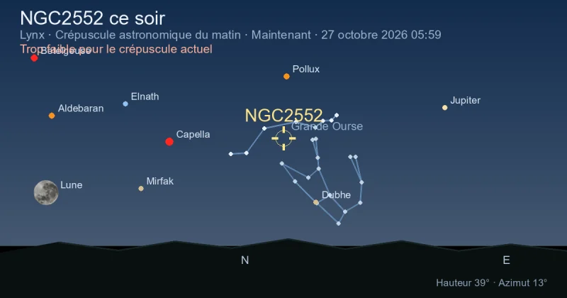 NGC2552 ce soir