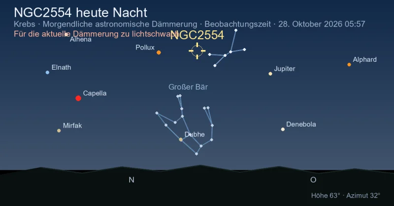 NGC2554 heute Nacht