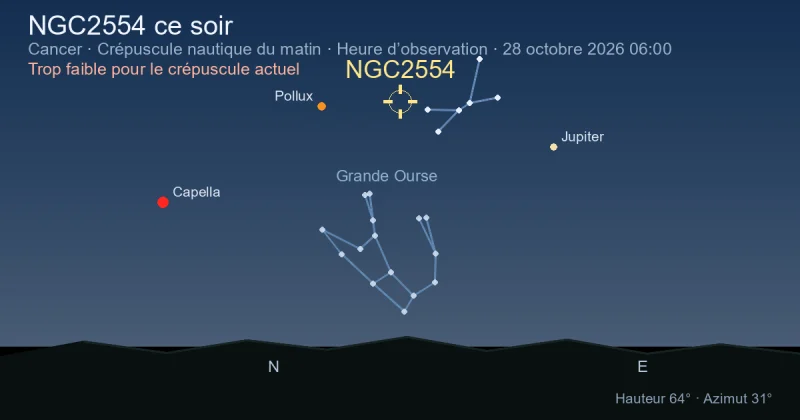 NGC2554 ce soir