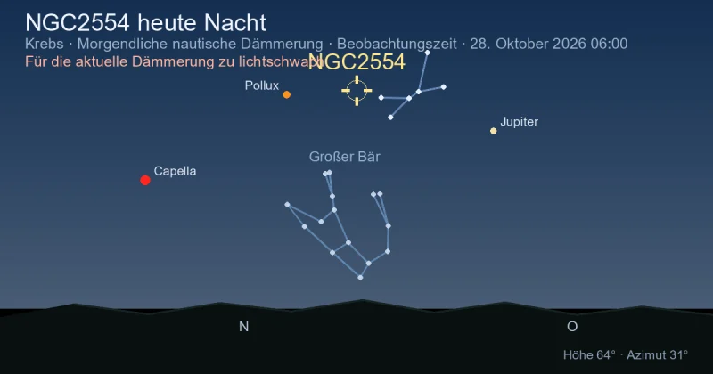 NGC2554 heute Nacht