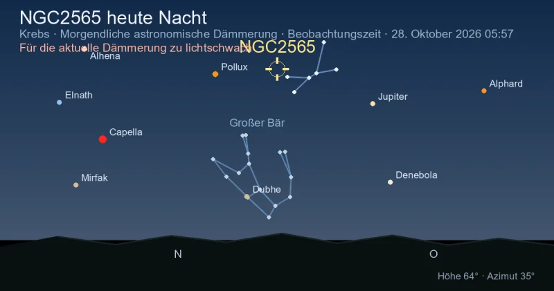 NGC2565 heute Nacht