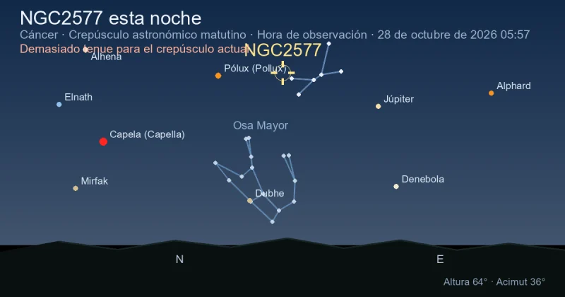 NGC2577 esta noche