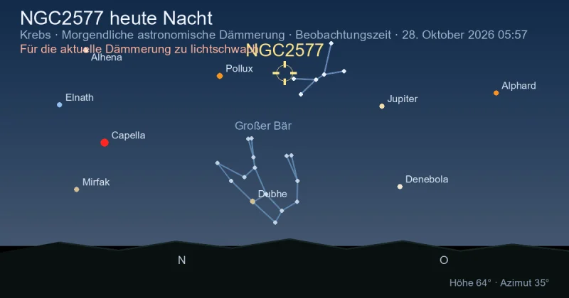 NGC2577 heute Nacht