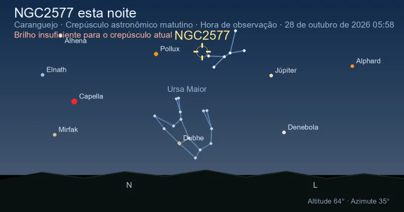 NGC2577 esta noite