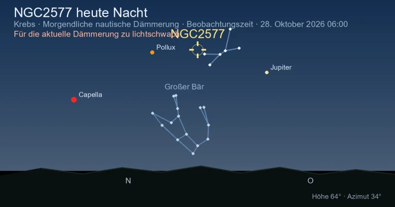 NGC2577 heute Nacht