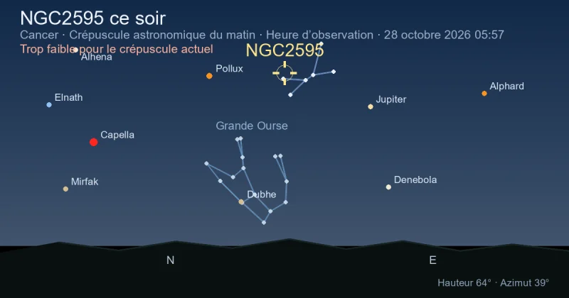 NGC2595 ce soir