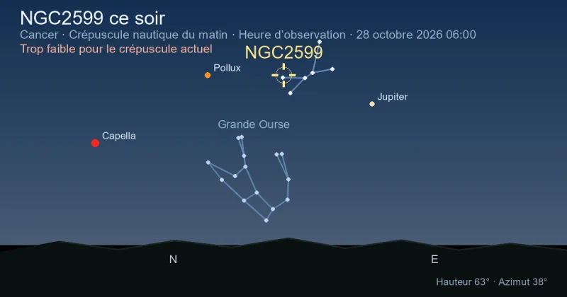 NGC2599 ce soir