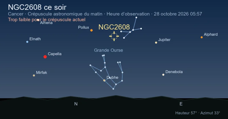 NGC2608 ce soir