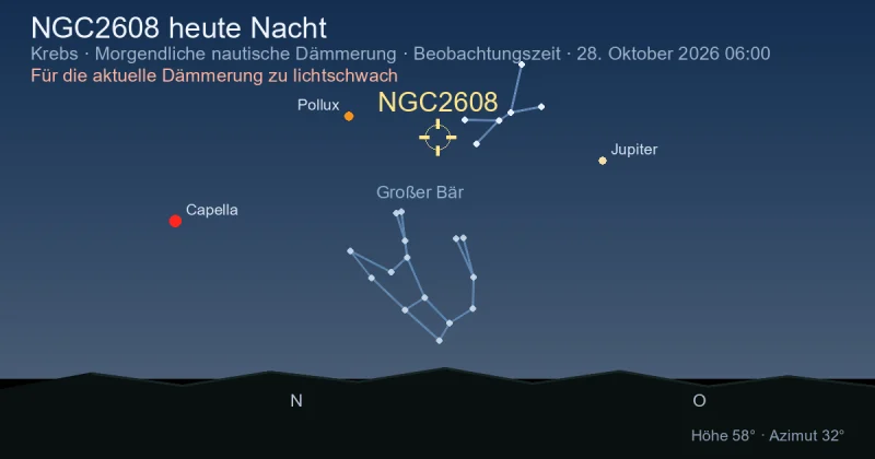 NGC2608 heute Nacht