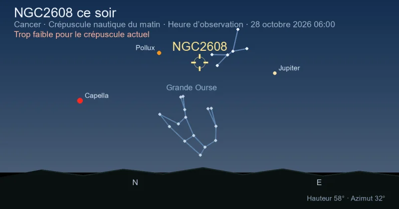 NGC2608 ce soir