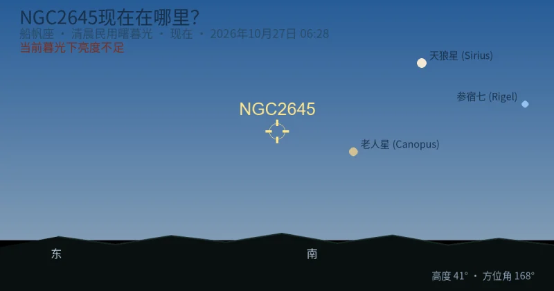 NGC2645现在在哪里?