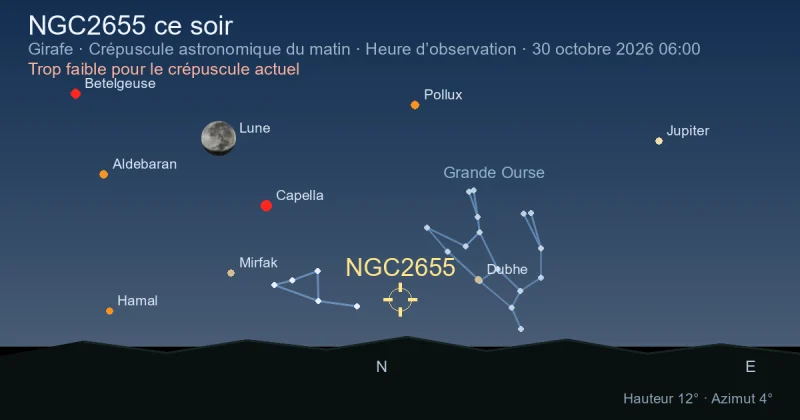 NGC2655 ce soir