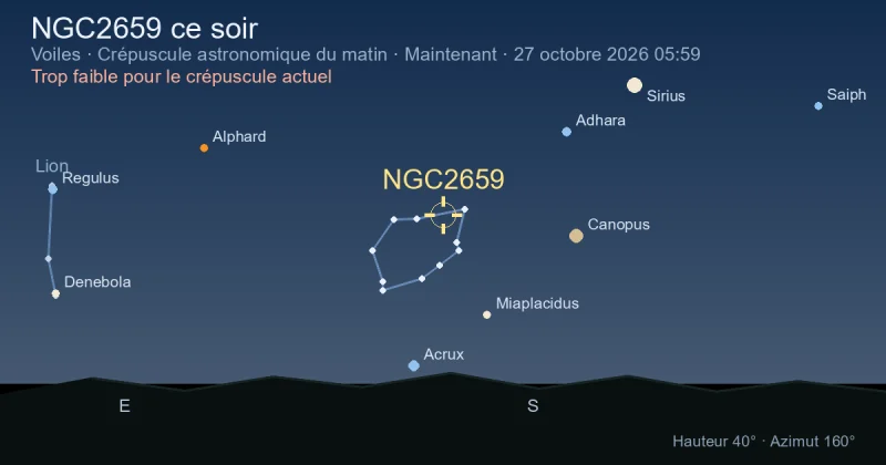 NGC2659 ce soir