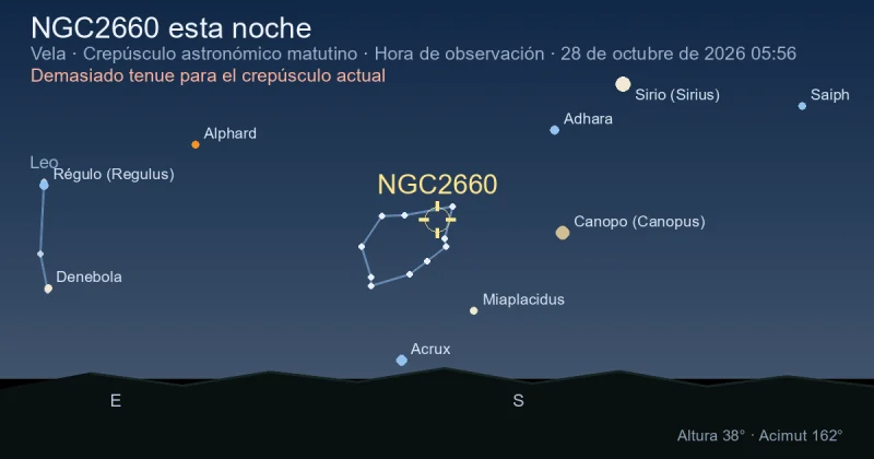 NGC2660 esta noche