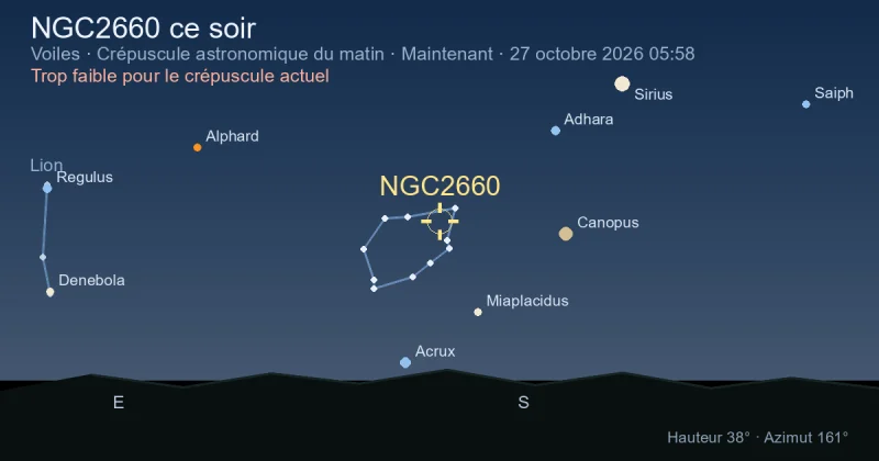 NGC2660 ce soir