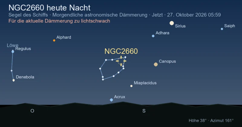 NGC2660 heute Nacht