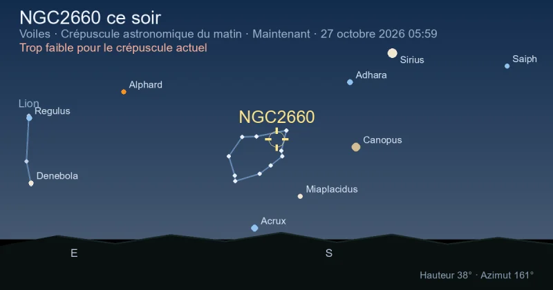 NGC2660 ce soir