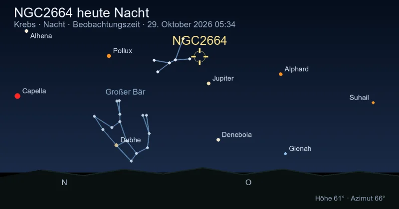 NGC2664 heute Nacht