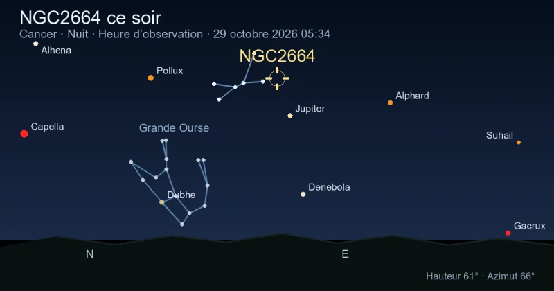 NGC2664 ce soir