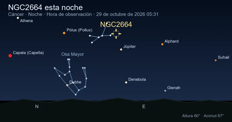 NGC2664 esta noche