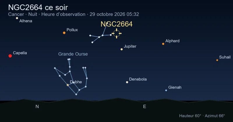NGC2664 ce soir