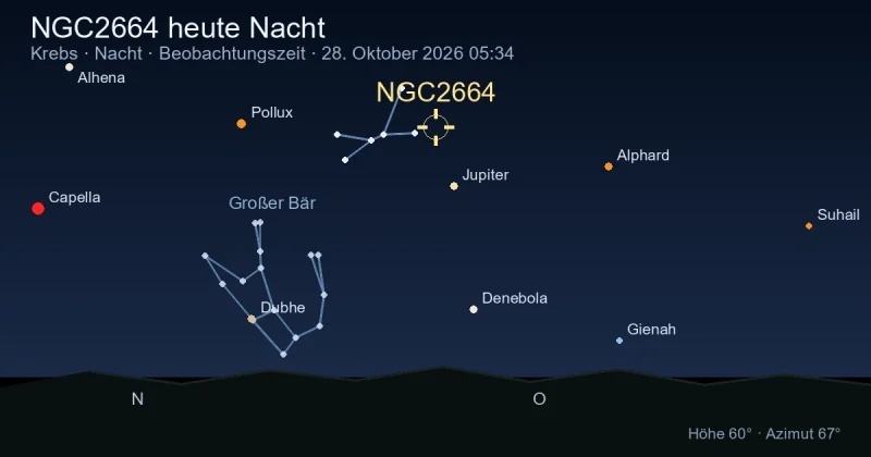 NGC2664 heute Nacht