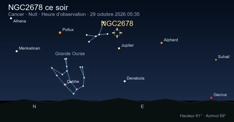NGC2678 ce soir