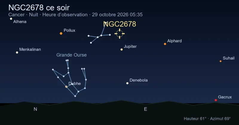 NGC2678 ce soir
