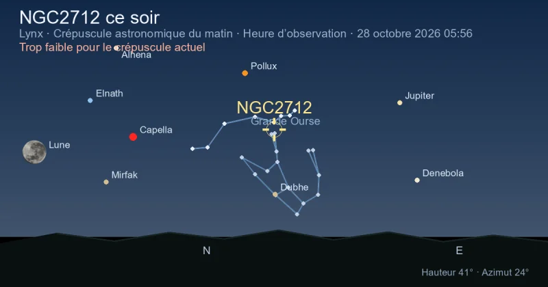 NGC2712 ce soir