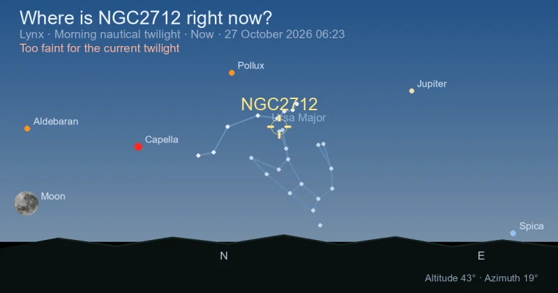 Where is NGC2712 right now?