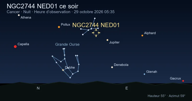 NGC2744 NED01 ce soir
