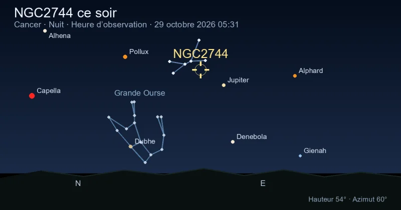 NGC2744 ce soir
