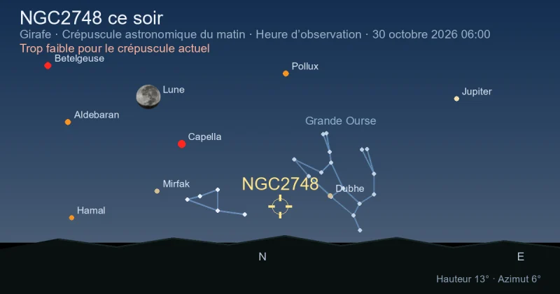NGC2748 ce soir